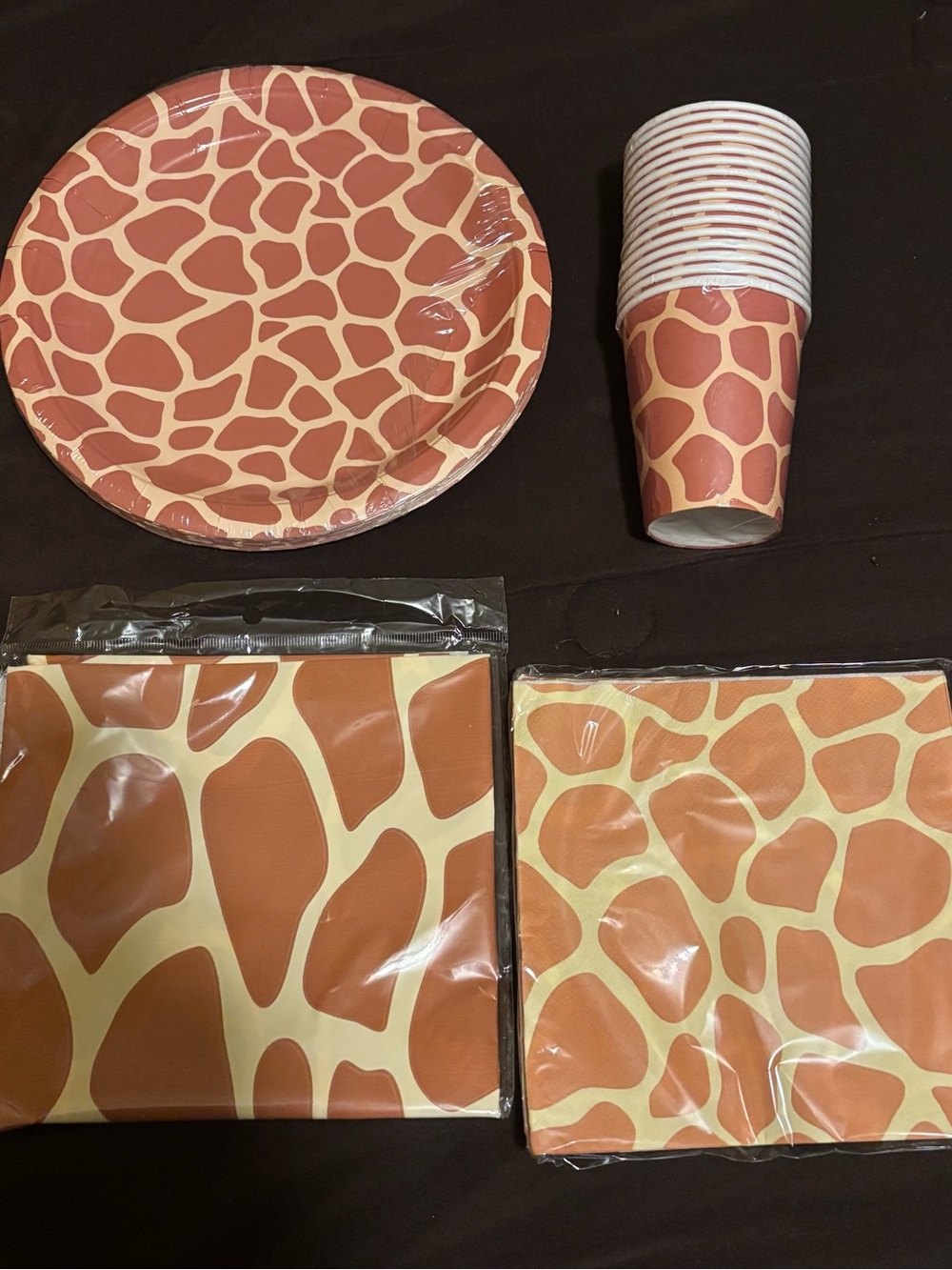 Giraffe birthday party decoration bundle